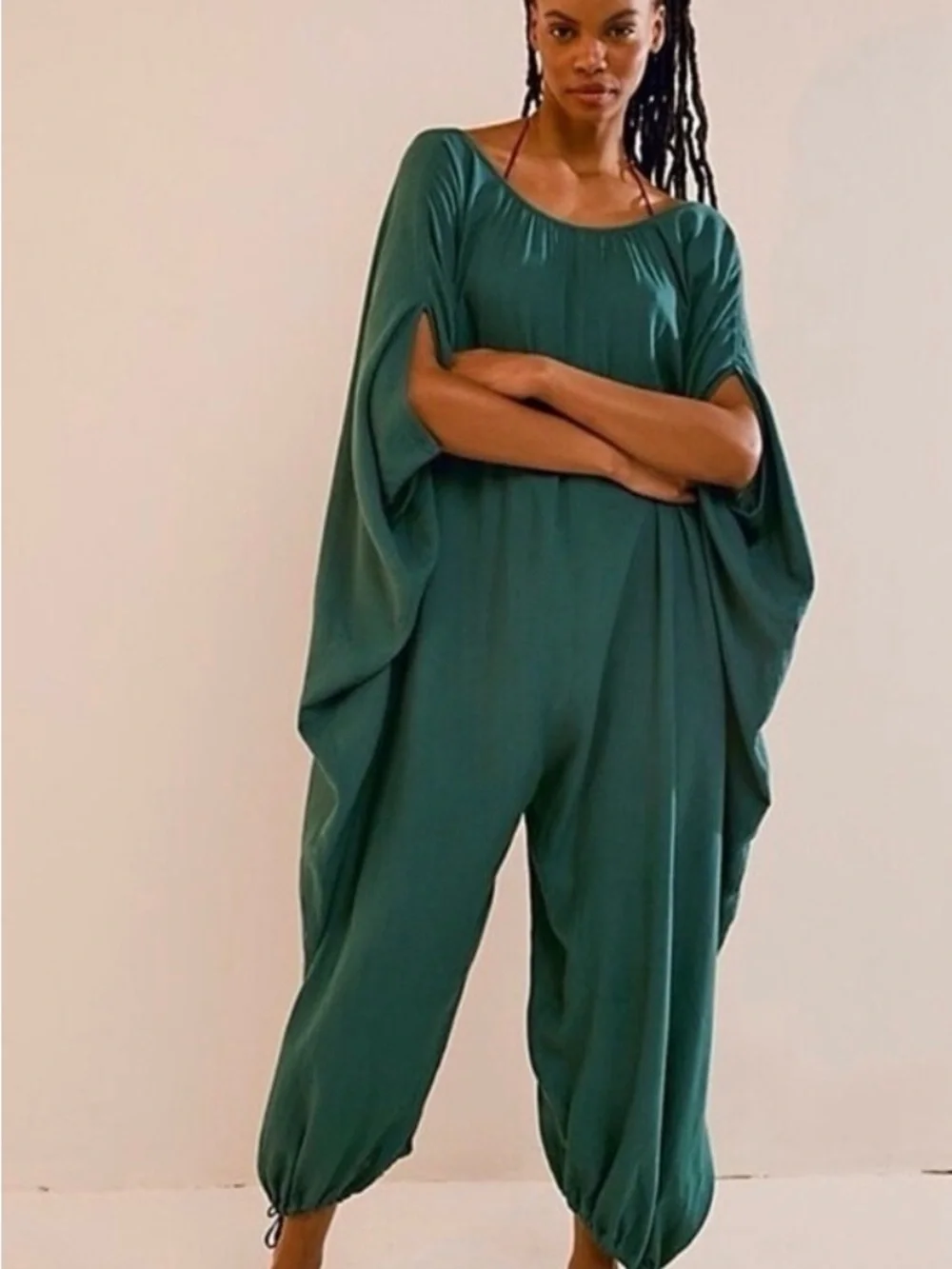 Free People- Milo Jumpsuit Green
